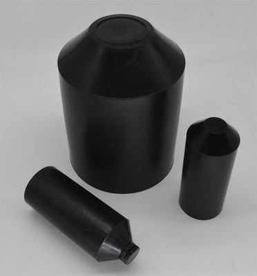 Capas de extremo de poliolefina de contração térmica cruzadas Resistência à tração 13MPa Capas de extremo de fio de contração térmica