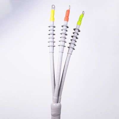 Kit de terminação de encolhimento a frio de borracha de silicone líquido até 42 kV Fácil de instalar Kit de junção de encolhimento a frio