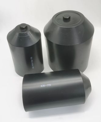 RoHS preto isolado calor encolher fio tampas 10mm a 160mm