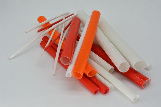Proteção contra abrasão com manga revestida de fibra de vidro de silicone sem rachaduras