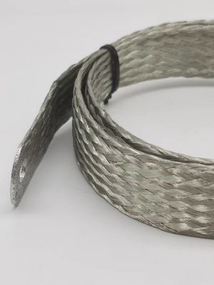 Conectores elétricos planos flexíveis de cobre trançado Resistentes a altas temperaturas