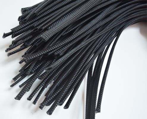 Retardante de chama PET expansível trançado de mangas resistente ao desgaste