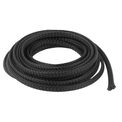 Expansivel Pet Braided Cable Sleeve Negro Flammability UL94 V2