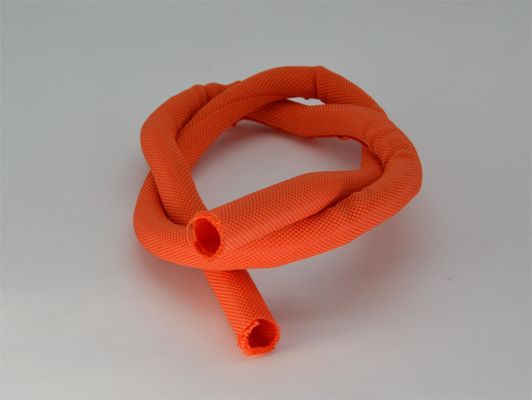Design de auto-fechamento de cabo trenzado de PET, revestimento retardador de chama para gestão de cabos