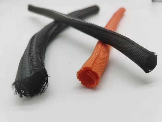 ROHS PET Expandivel Braided Sleeve Retardante de incêndio Grau N5510 / NFPA130