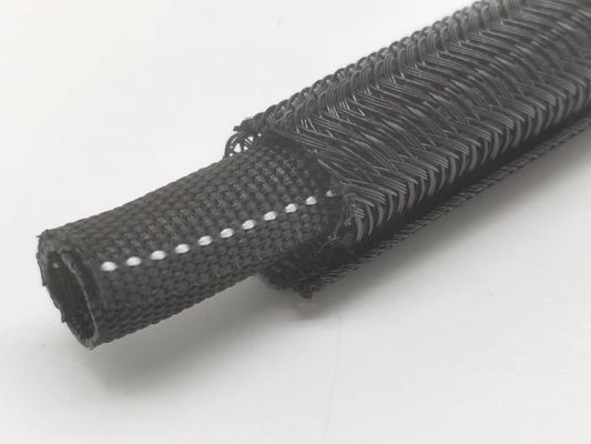 ROHS PET Expandivel Braided Sleeve Retardante de incêndio Grau N5510 / NFPA130