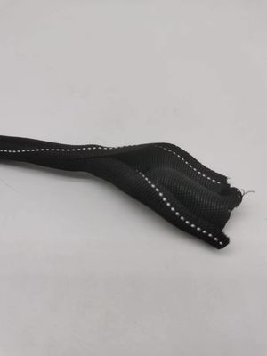 ROHS UL Self Wrapping Sleeve PET Braided Sleeve para Proteção de Cabos
