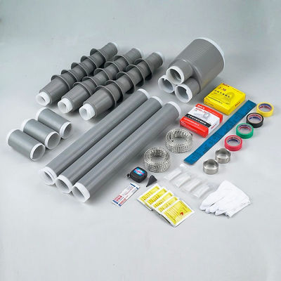IEC 60502 Kits de terminação de encolhimento a frio padrão 35KV Kit de emplacamento de encolhimento a frio para cabos Kit de vedação de cabos de encolhimento a frio