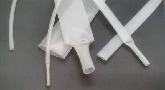 Tubos de retração térmica de parede fina transparentes PVDF Tubos de retração térmica de polivinilidina fluoreto semi-rígidos