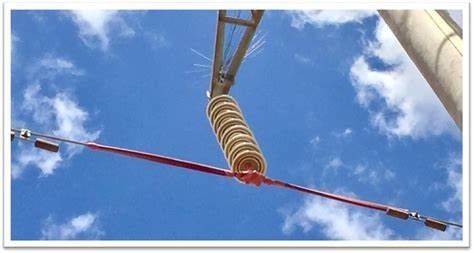 Cobertura de linhas aéreas para reparações de emergência ou proteção de isolamento temporário