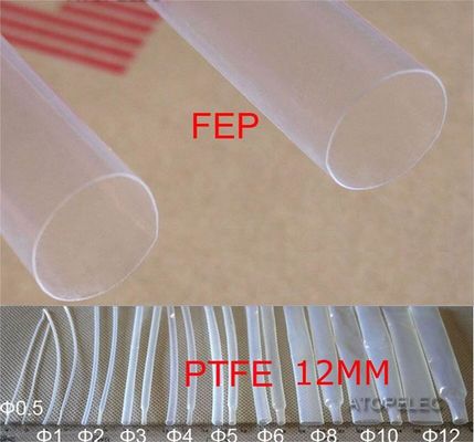 Relação de encolhimento dos tubos de  PTFE resistentes ao calor:1.7:1, 2:1,4:1