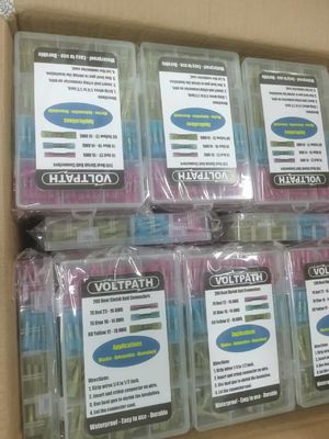 Impermeável Popular Junters Náutico 300pcs Soldador Manga de arame empalhadas Soldador Selo calor encolher conector traseiro