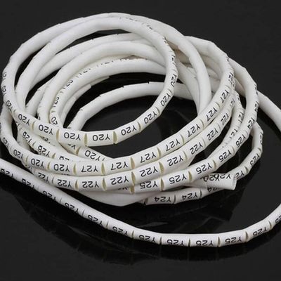 Tubo de identificação de normas ambientais 0.2 mm - 0.5 mm Espessura Manga de identificação de encolhimento térmico