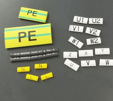 Acessórios para cabos elétricos com manga de identificação de logotipo personalizado